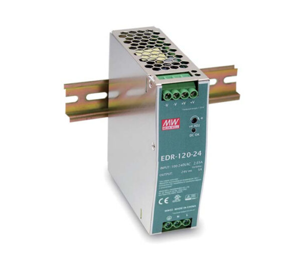 Fonte Chaveada 120w 90-264vca Edr-120-24 - Mean Well